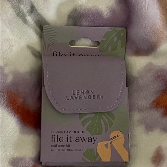 Lemon Lavender Other - Lemon Lavender Nail Care Kit in Lavender New